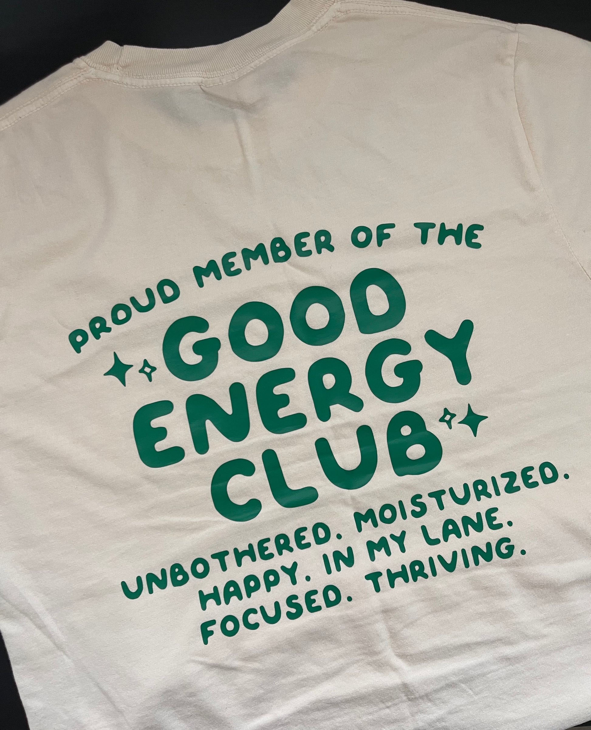 good energy club tee